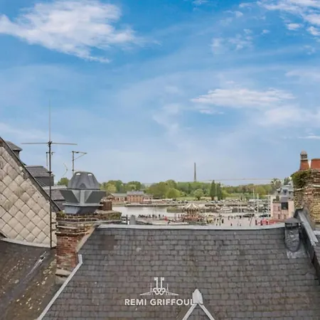 Apartment Magical Rooftop Views Historic Center 2 Guests Honfleur