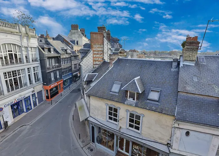 Apartamento Magical Rooftop Views Historic Center 2 Guests Honfleur